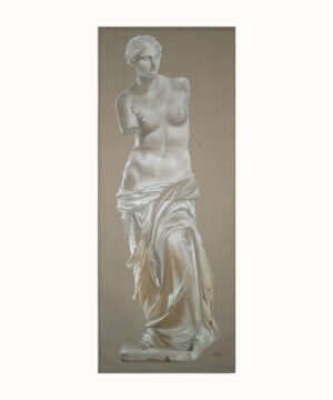 Peinture de la Vénus de Milo sur toile de lin – Franck Picault